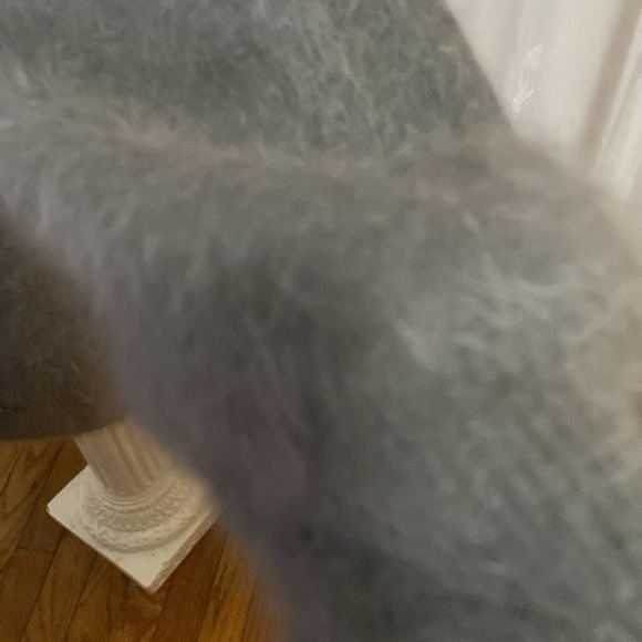 Vintage D&D Collection Super Soft Fuzzy Angora Cardigan Long Haired Sweater M/L - Picture 6 of 10